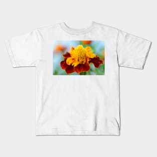 Tagetes patula  &#39;Mowgli Bicolour&#39;  Dwarf French marigold Kids T-Shirt